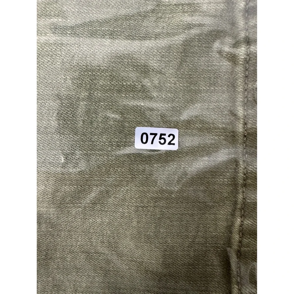 We The Free Jayde Flare Jeans Olive Green High Rise 27